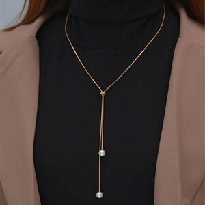 Pearl Tassle Necklace